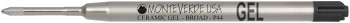 Monteverde Capless Ceramic Gel Refill To Fit Parker - Black