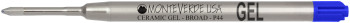Monteverde Capless Ceramic Gel Refill To Fit Parker - Blue