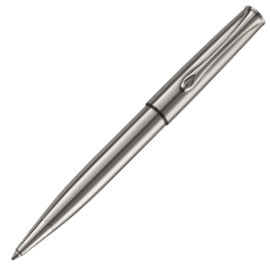 Diplomat Esteem Ballpoint Pen - Matt Chrome