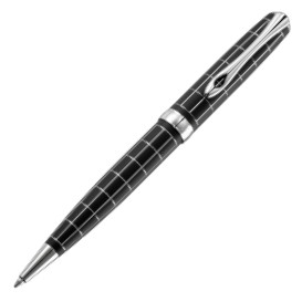 Diplomat Excellence A+ Ballpoint Pen - Rhomb Guilloche Lapis Black