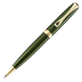 Diplomat Excellence A2 Ballpoint Pen - Evergreen Gold Trim