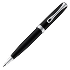 Diplomat Excellence A2 Ballpoint Pen - Lapis Black Matte Chrome