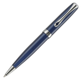 Diplomat Excellence A2 Ballpoint Pen - Midnight Blue Chrome Trim