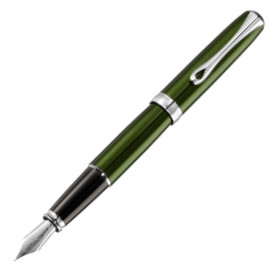 Diplomat Excellence A2 Fountain Pen - Evergreen Chrome Trim