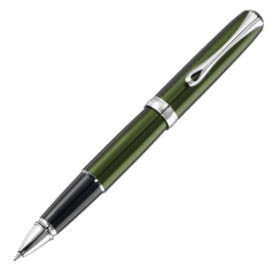 Diplomat Excellence A2 Rollerball Pen - Evergreen Chrome Trim