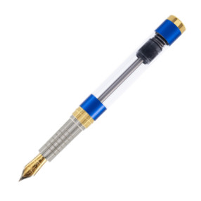 Diplomat NeXus Demo Fountain Pen -  Blue Gold Trim