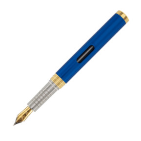 Diplomat NeXus Fountain Pen - Blue Gold Trim