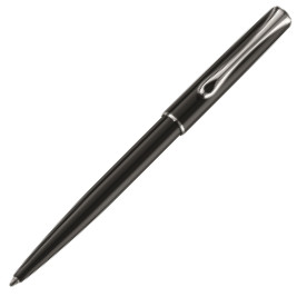 Diplomat Traveller Ballpoint Pen - Gloss Black Chrome Trim