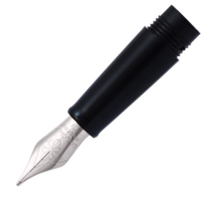 Diplomat Traveller Black Nib - Stainless Steel