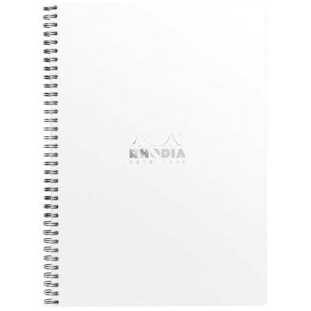 Rhodia Classic Wirebound Notebook - Large - White - Lined