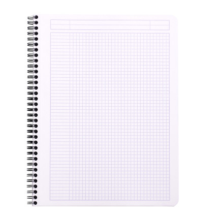 Rhodia Classic Wirebound Notebook - Large - White - Squared - Picture 1
