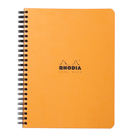 Rhodia Classic Wirebound Notebook - Medium - Orange - Dotted