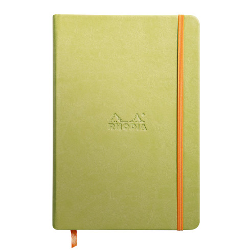 Rhodia Hardcover Notebook - A5 - Anise Green - Lined