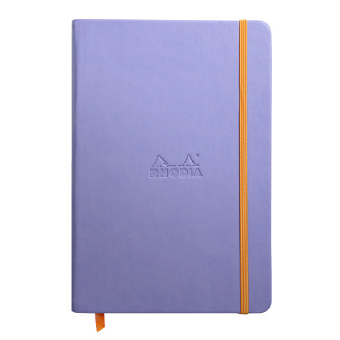 Rhodia Hardcover Notebook - A5 - Iris - Plain