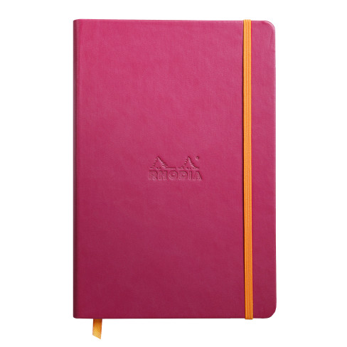 Rhodia Hardcover Notebook - A5 - Raspberry - Lined
