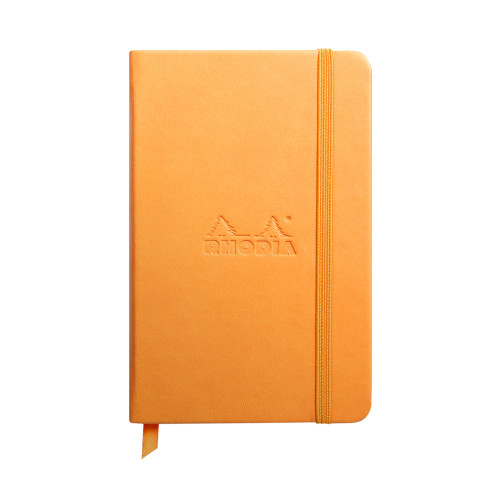 Rhodia Hardcover Notebook - Small - Orange - Plain