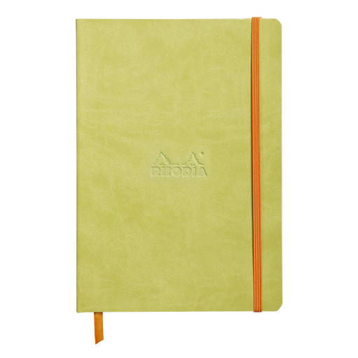 Rhodia Softcover Notebook - A5 - Anise Green - Dotted