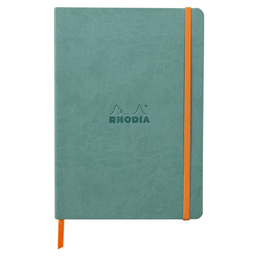 Rhodia Softcover Notebook - A5 - Aqua - Lined