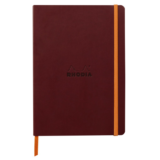 Rhodia Softcover Notebook - A5 - Burgundy - Lined