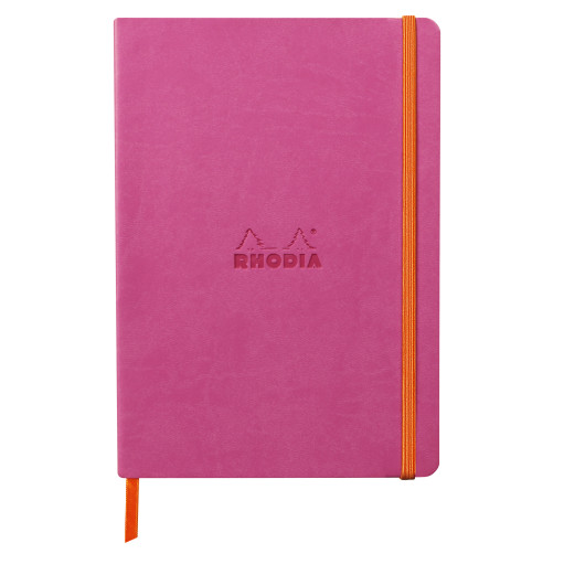 Rhodia Softcover Notebook - A5 - Fuchisa - Lined