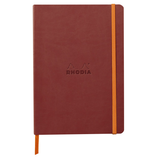 Rhodia Softcover Notebook - A5 - Nacarat - Dotted