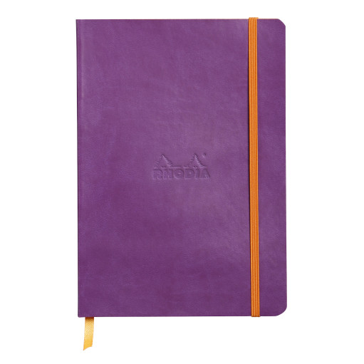 Rhodia Softcover Notebook - A5 - Purple - Dotted