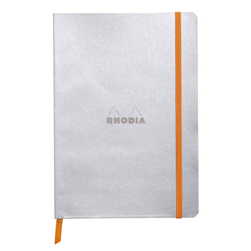 Rhodia Softcover Notebook - A5 - Silver - Lined