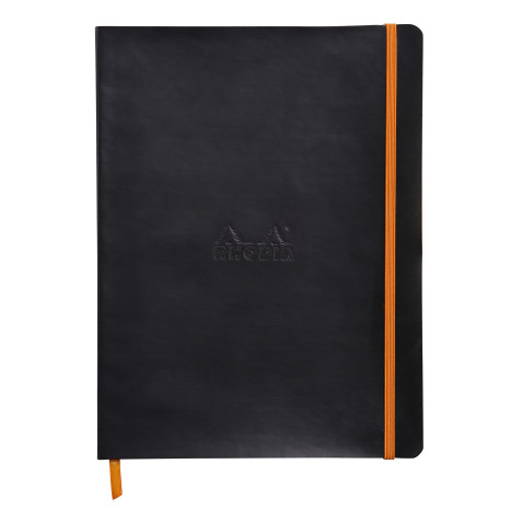 Rhodia Softcover Notebook - Large - Black - Lined