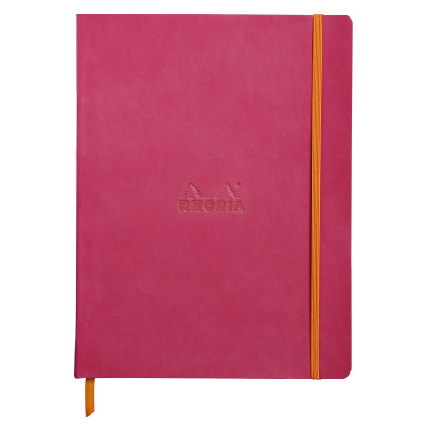 Rhodia Softcover Notebook - Large - Raspberry - Lined