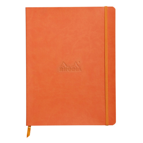 Rhodia Softcover Notebook - Large - Tangerine - Lined