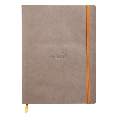Rhodia Softcover Notebook - Large - Taupe - Dotted