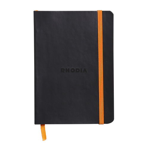 Rhodia Softcover Notebook - Medium - Black - Lined