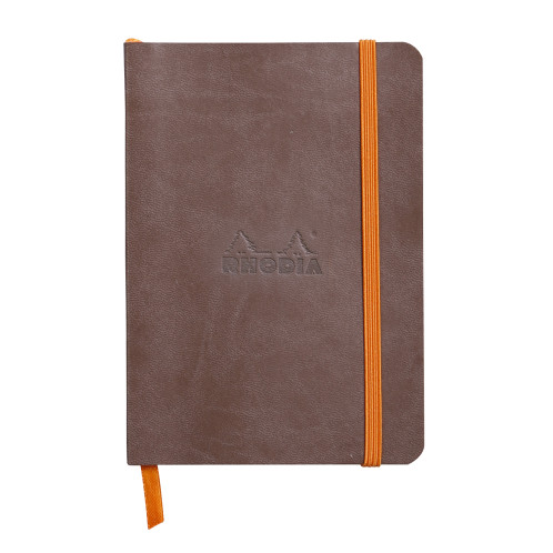 Rhodia Softcover Notebook - Medium - Chocolate - Lined