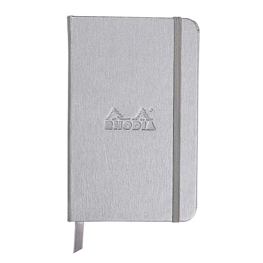 Rhodia Webnotebook - Small - Silver - Lined