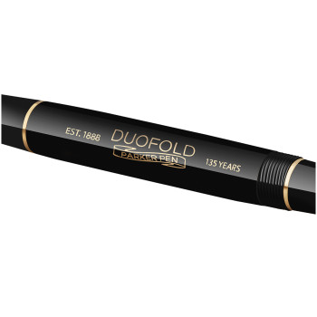 Parker Duofold 135 Fountain Pen - Centennial Black Gold Trim - Picture 4