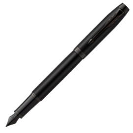 Parker IM Fountain Pen - Achromatic Matte Black PVD Trim