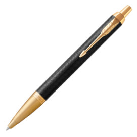 Parker IM Premium Ballpoint Pen - Black Gold Trim