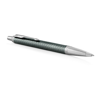 Parker IM Premium Ballpoint Pen - Pale Green Chrome Trim - Picture 1