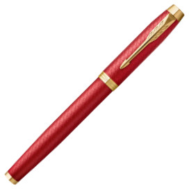 Parker IM Premium Fountain Pen - Matte Red Gold Trim - Picture 1