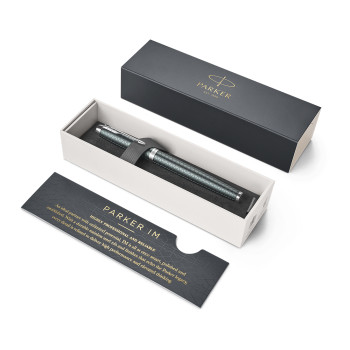 Parker IM Premium Fountain Pen - Pale Green Chrome Trim - Picture 3