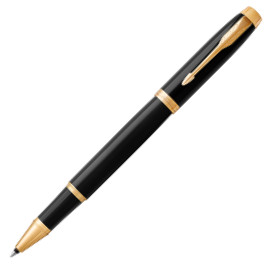 Parker IM Rollerball Pen - Gloss Black Gold Trim