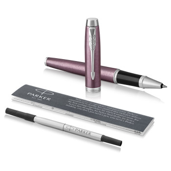 Parker IM Rollerball Pen - Light Purple Chrome Trim - Picture 2