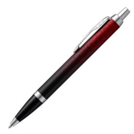 Parker IM Special Edition Ballpoint Pen - Red Ignite Chrome Trim - Picture 1