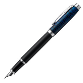 Parker IM Special Edition Fountain Pen - Blue Origin Chrome Trim - Picture 1