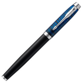 Parker IM Special Edition Rollerball Pen - Blue Origin Chrome Trim - Picture 1