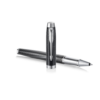 Parker IM Special Edition Rollerball Pen - Metallic Pursuit Chrome Trim - Picture 2