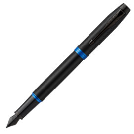 Parker IM Vibrant Rings Fountain Pen - Marine Blue