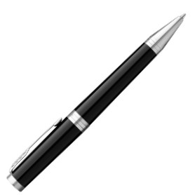 Parker Ingenuity Ballpoint Pen - Black Chrome Trim - Picture 1