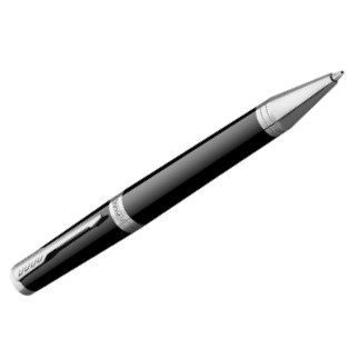 Parker Ingenuity Ballpoint Pen - Black Chrome Trim - Picture 2