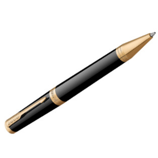 Parker Ingenuity Ballpoint Pen - Black Gold Trim - Picture 2